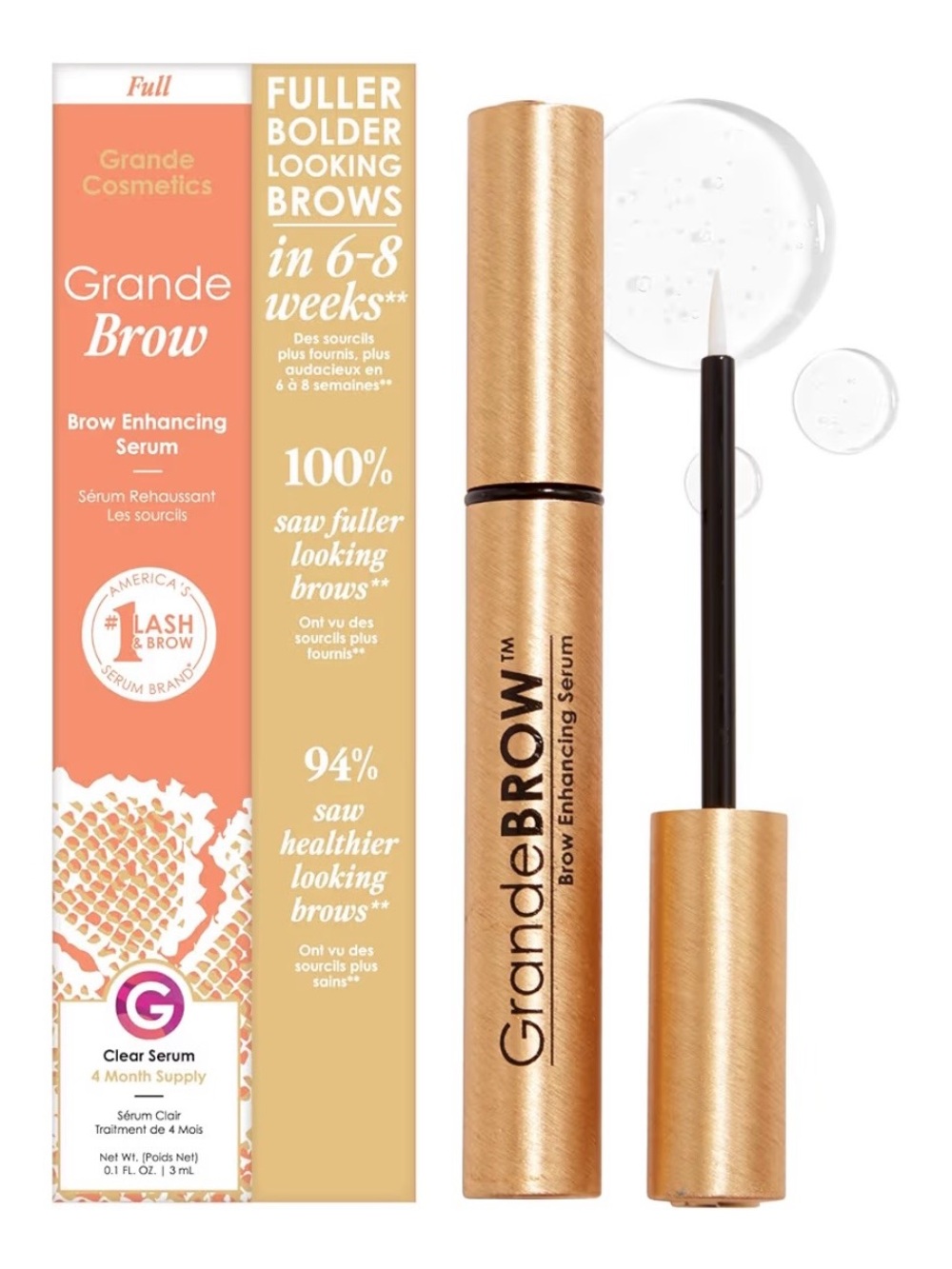 Grande Brow Brow Enhancing Serum — Factory Sealed